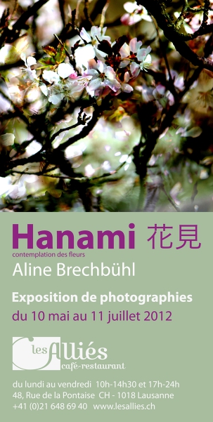 Hanami - affiche de l'exposition - 2012